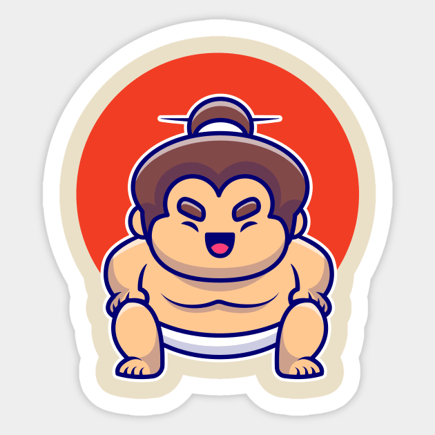 Male Sumo Wrestler Cartoon Sticker by Catalyst Labs